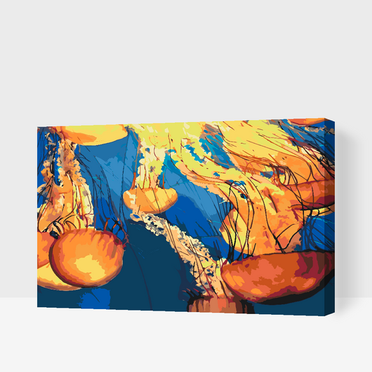 Paint by Numbers - Vandmænd i havet