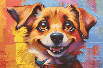 Diamond Painting - Glade hund