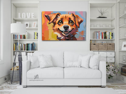 Paint by Numbers - Glade hund