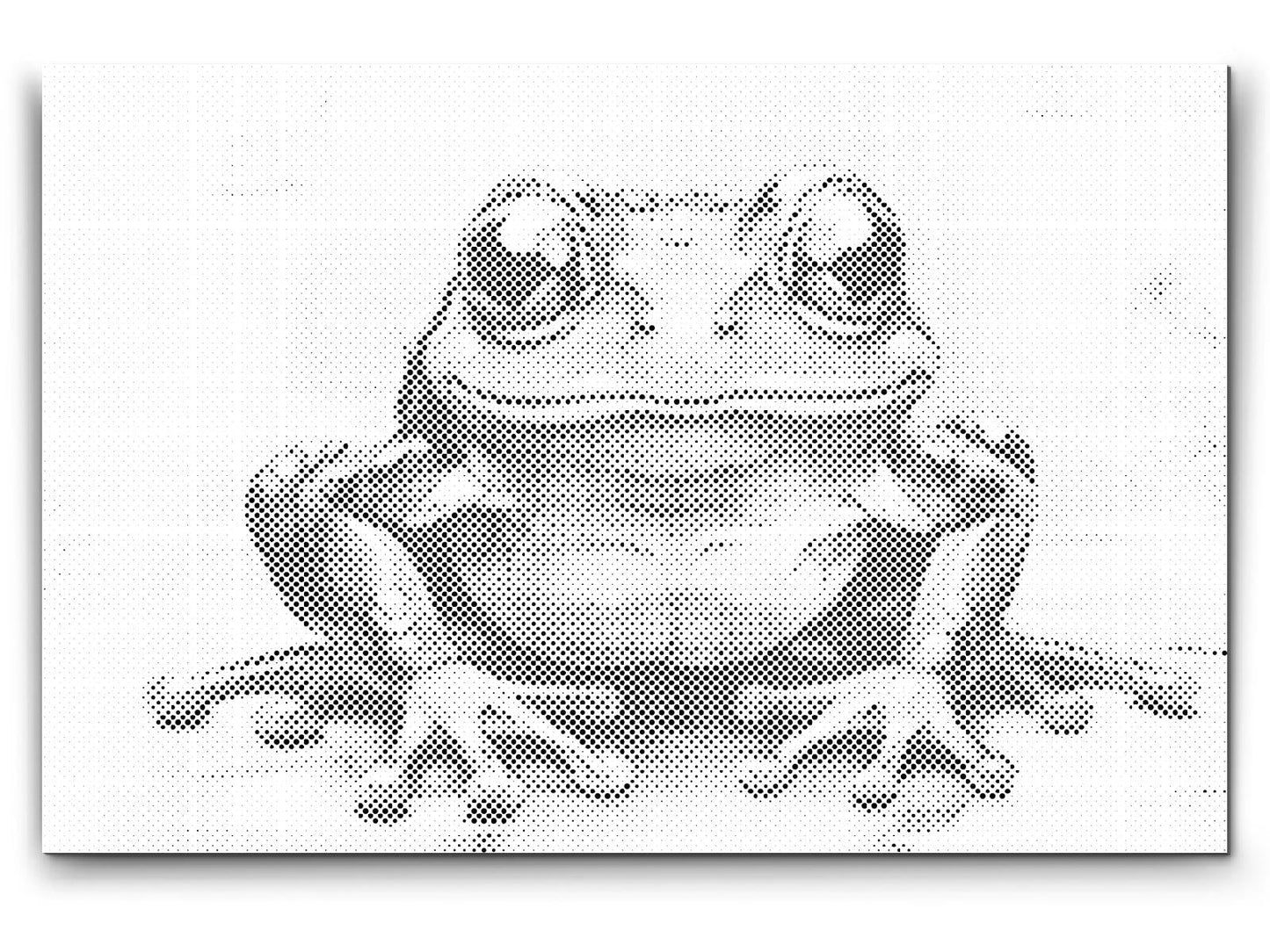 Mal-med-prikker -  Glade Frø