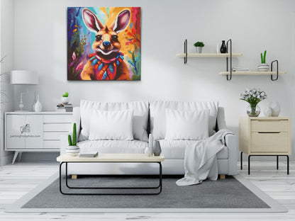 Diamond Painting - Glad kænguru