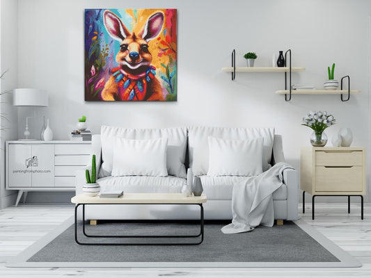 Diamond Painting - Glad kænguru