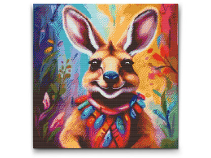 Diamond Painting - Glad kænguru