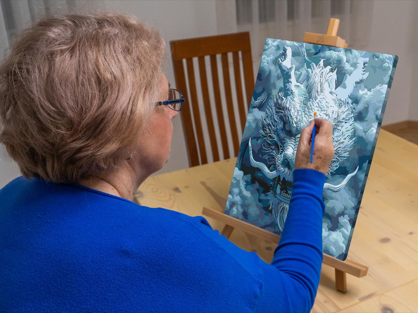 Paint by Numbers - Kinesisk drage