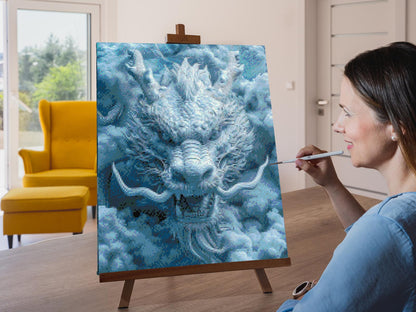 Diamond Painting - Kinesisk drage