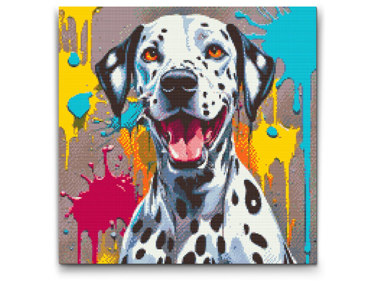 Diamond Painting - Farverig dalmatin