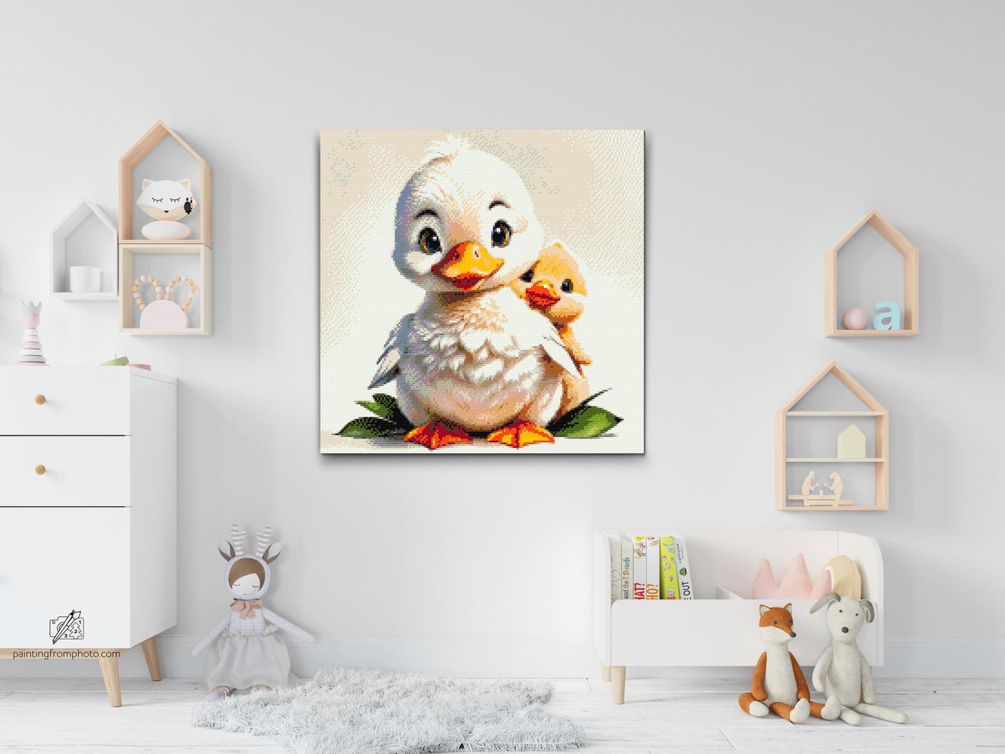 Diamond Painting - And med lille and