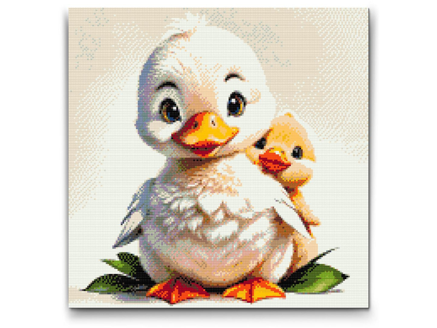 Diamond Painting - And med lille and