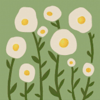 Diamond Painting - Blomsterornament
