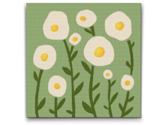 Diamond Painting - Blomsterornament