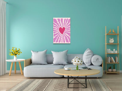 Diamond Painting - Ornament med hjerte