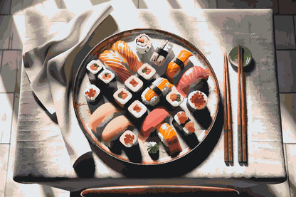 Paint by Numbers - En smag for sushi
