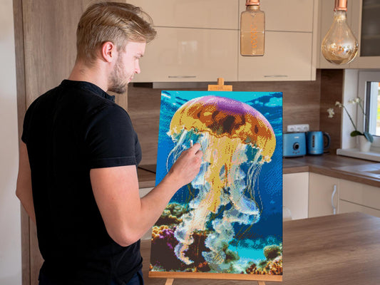Diamond Painting - Vandmænd i havet