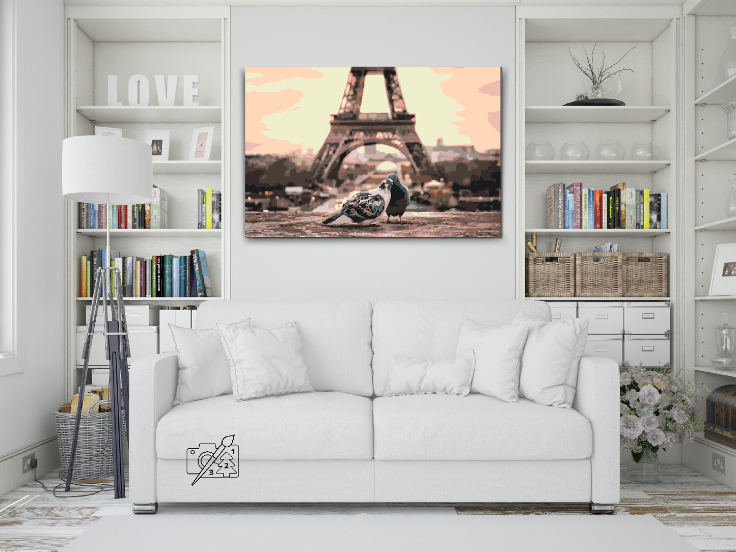 Paint by Numbers - Duer i Paris