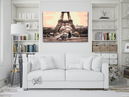 Paint by Numbers - Duer i Paris
