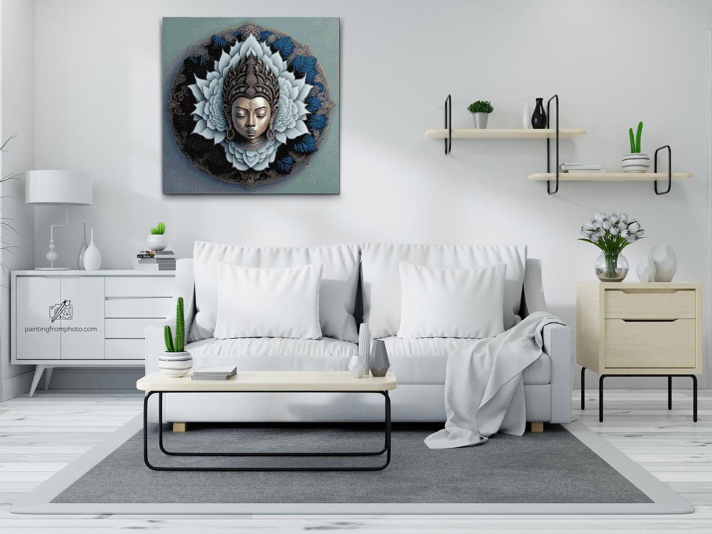 Diamond Painting - Buddha i mandala