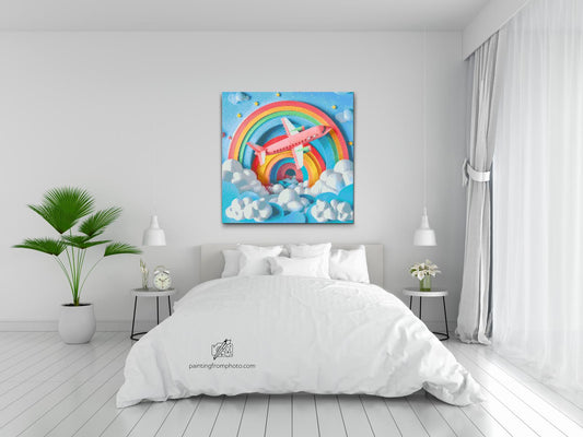 Diamond Painting - Pastellfly