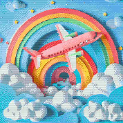 Diamond Painting - Pastellfly
