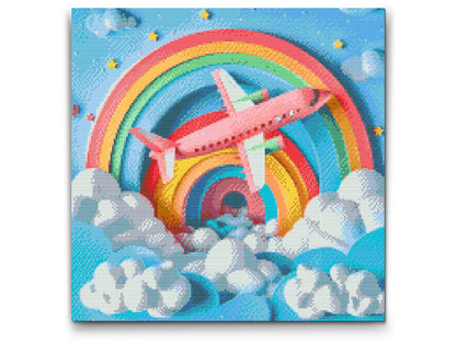 Diamond Painting - Pastellfly
