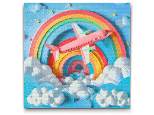 Diamond Painting - Pastellfly