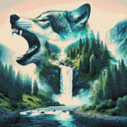 Diamond Painting - Ulvevandfaldet