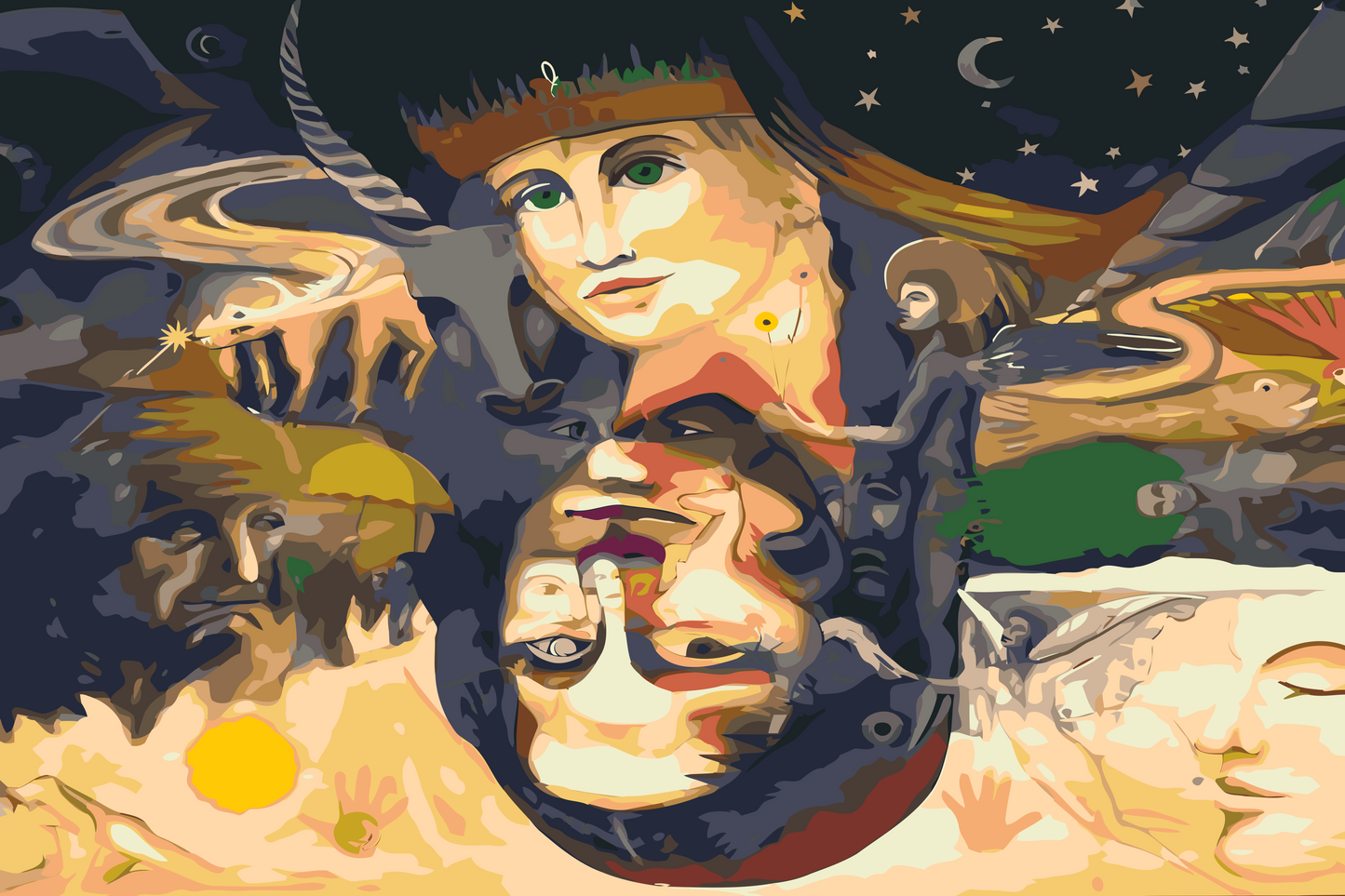 Paint by Numbers - Mix af kunst