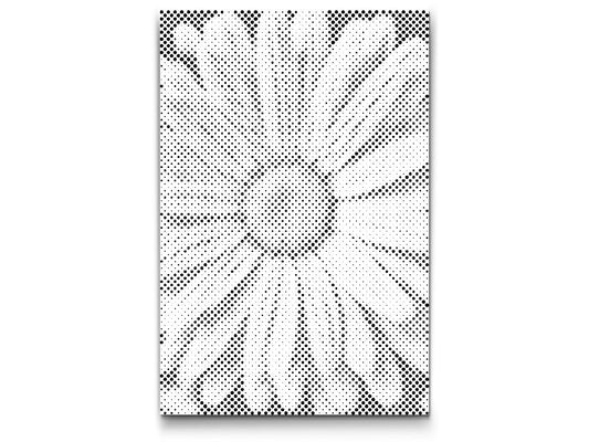 Mal-med-prikker -  Margueritblomst