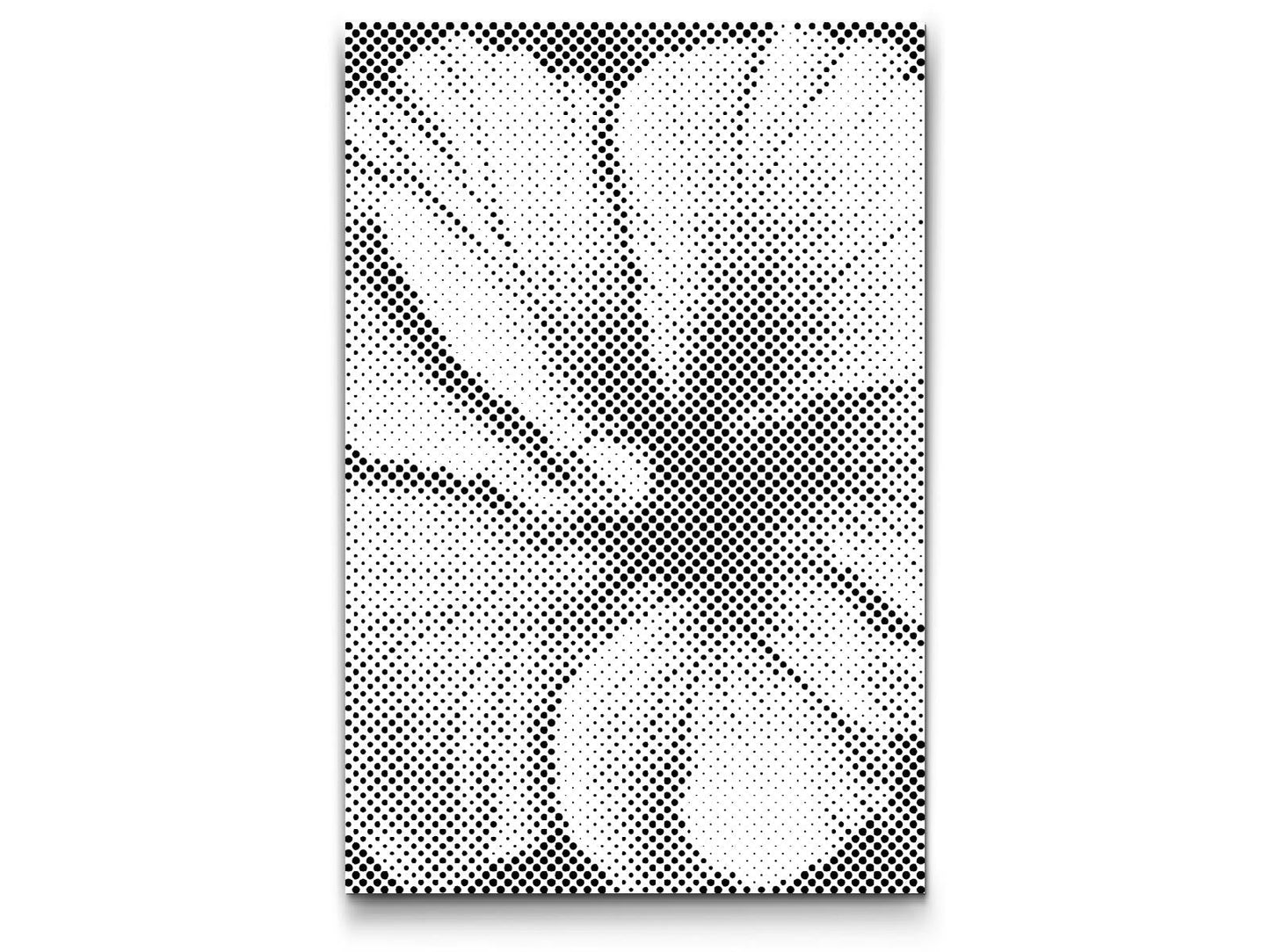 Mal-med-prikker -  Hibiscusblomst