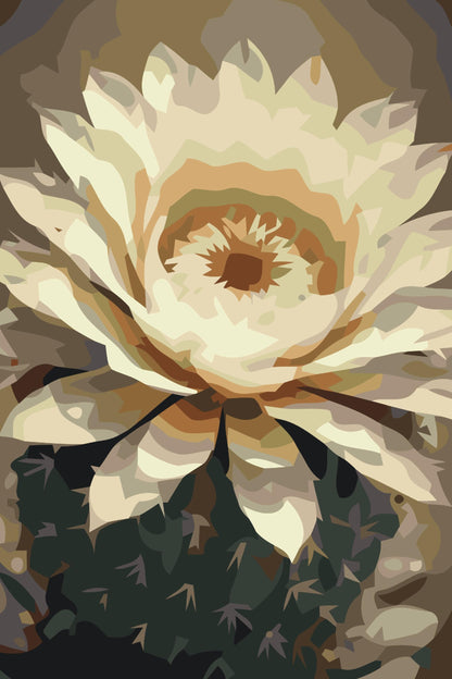 Paint by Numbers - Kaktusblomst
