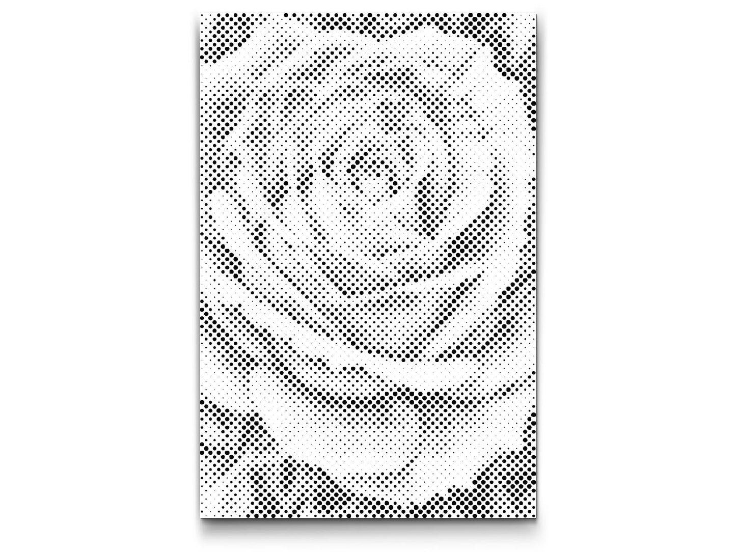 Mal-med-prikker -  Roseblomst