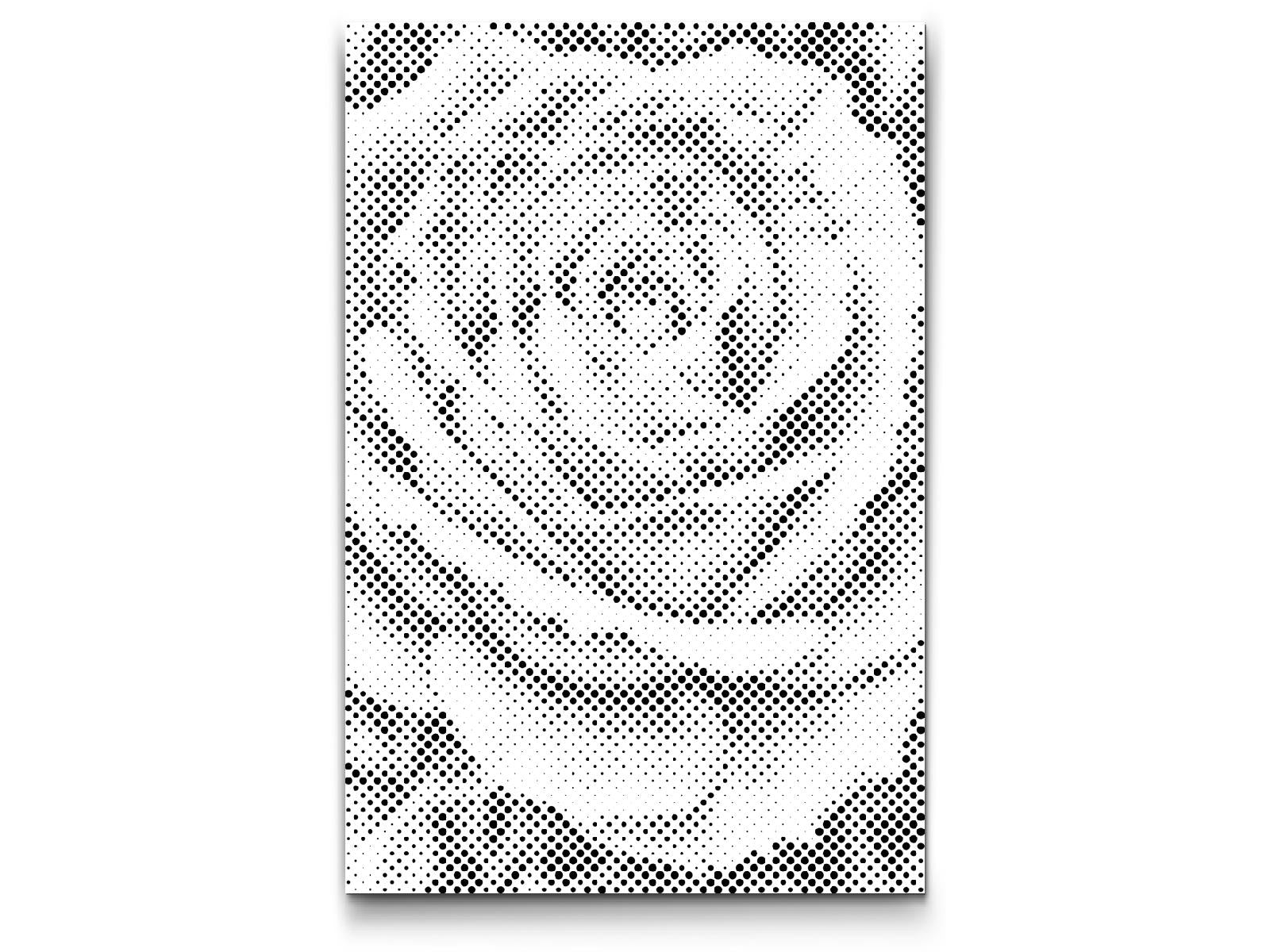 Mal-med-prikker -  Roseblomst