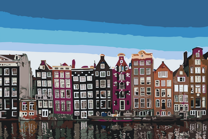 Paint by Numbers - Huse i Amsterdam 2
