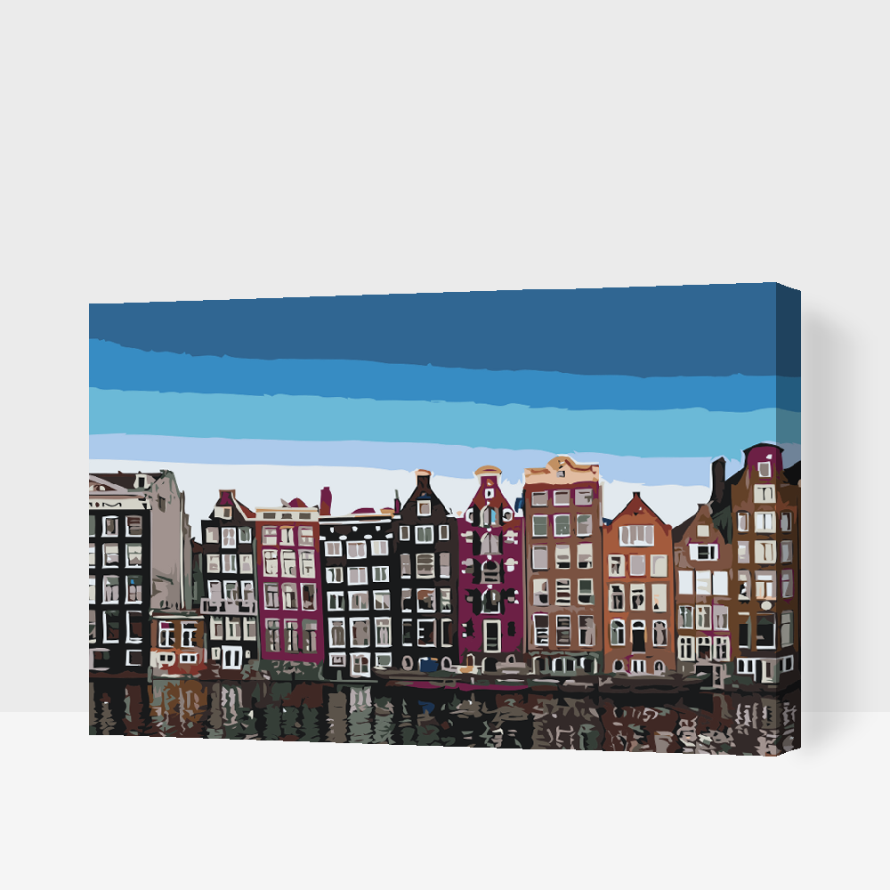 Paint by Numbers - Huse i Amsterdam 2