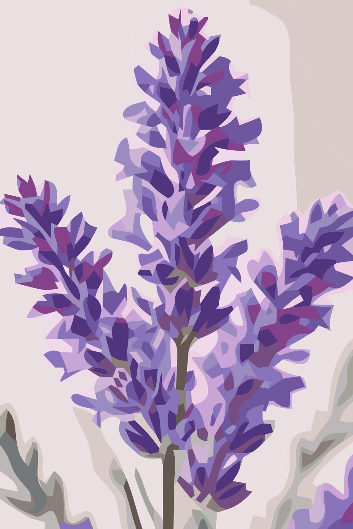 Paint by Numbers - Lavendelblomst