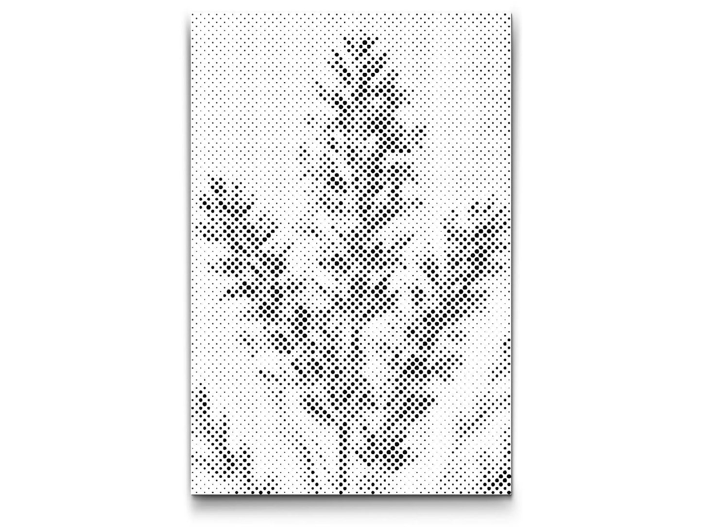 Mal-med-prikker -  Lavendelblomst