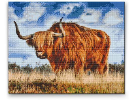 Diamond Painting - Tyr på græsmark