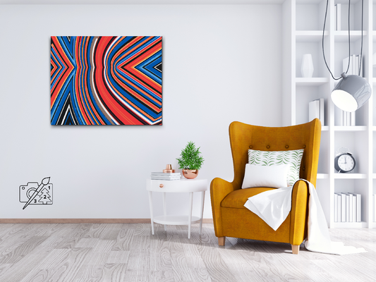 Paint by Numbers - Abstrakt baggrund