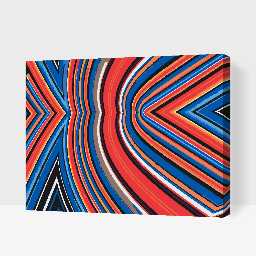 Paint by Numbers - Abstrakt baggrund