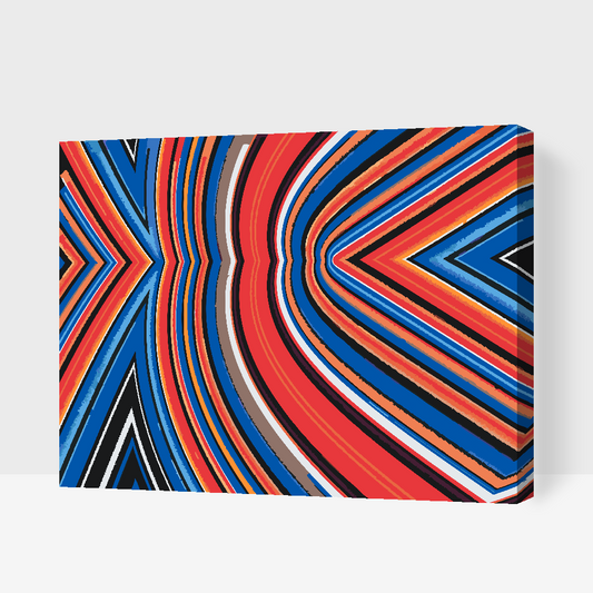 Paint by Numbers - Abstrakt baggrund