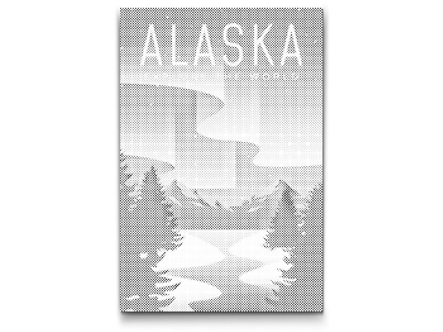Mal-med-prikker -  Alaska