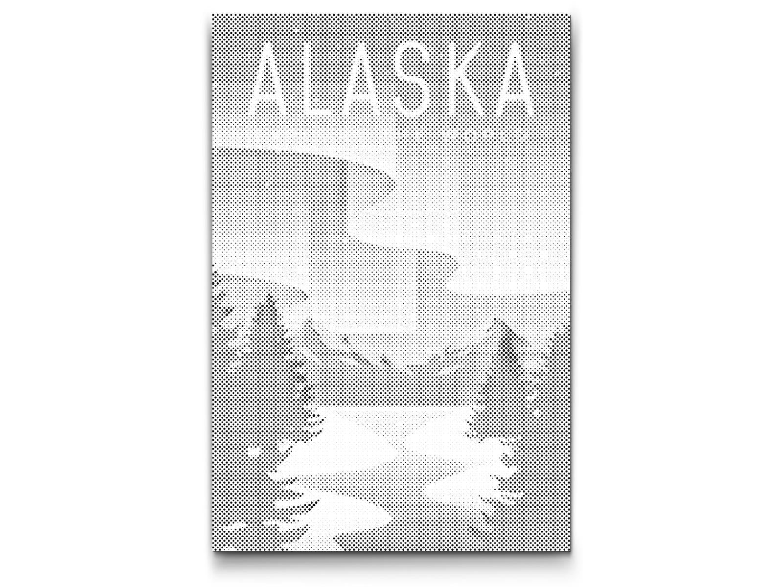Mal-med-prikker -  Alaska