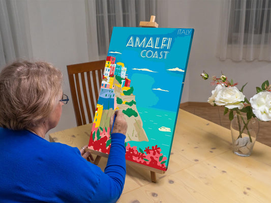 Paint by Numbers - Amalfi, Italien