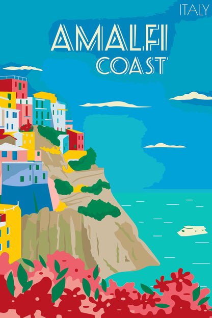 Paint by Numbers - Amalfi, Italien