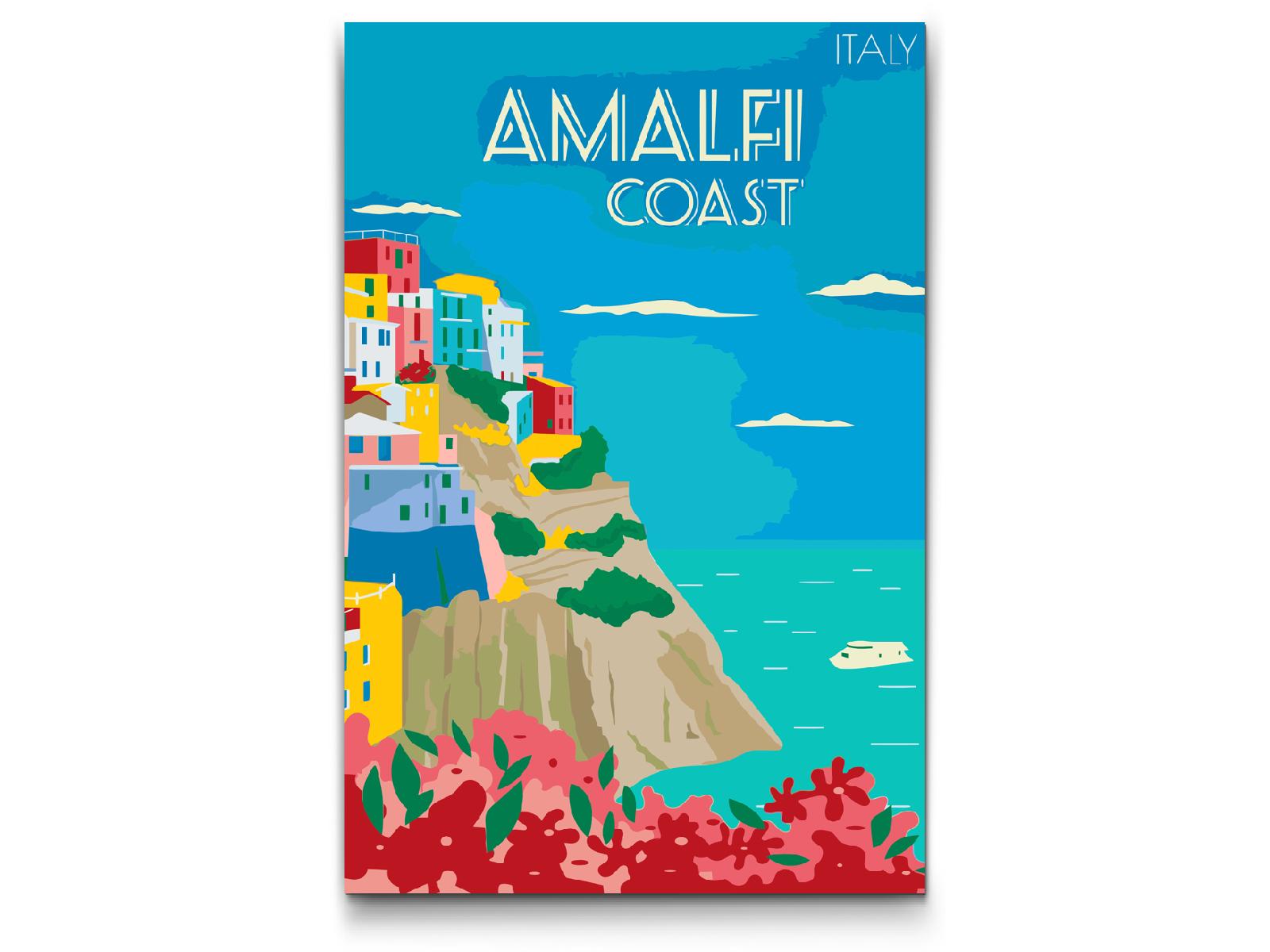 Paint by Numbers - Amalfi, Italien