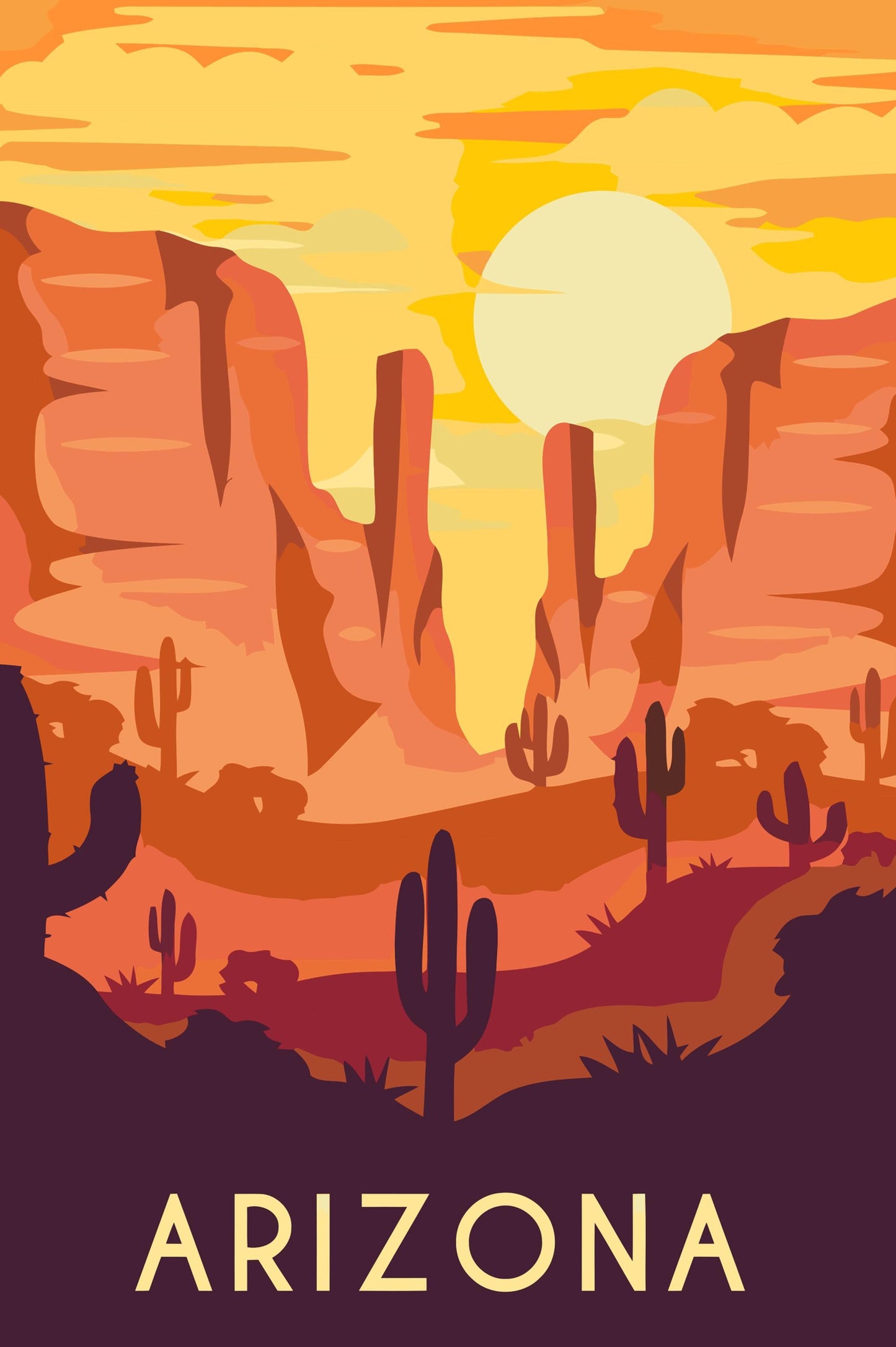 Paint by Numbers - Arizona, USA