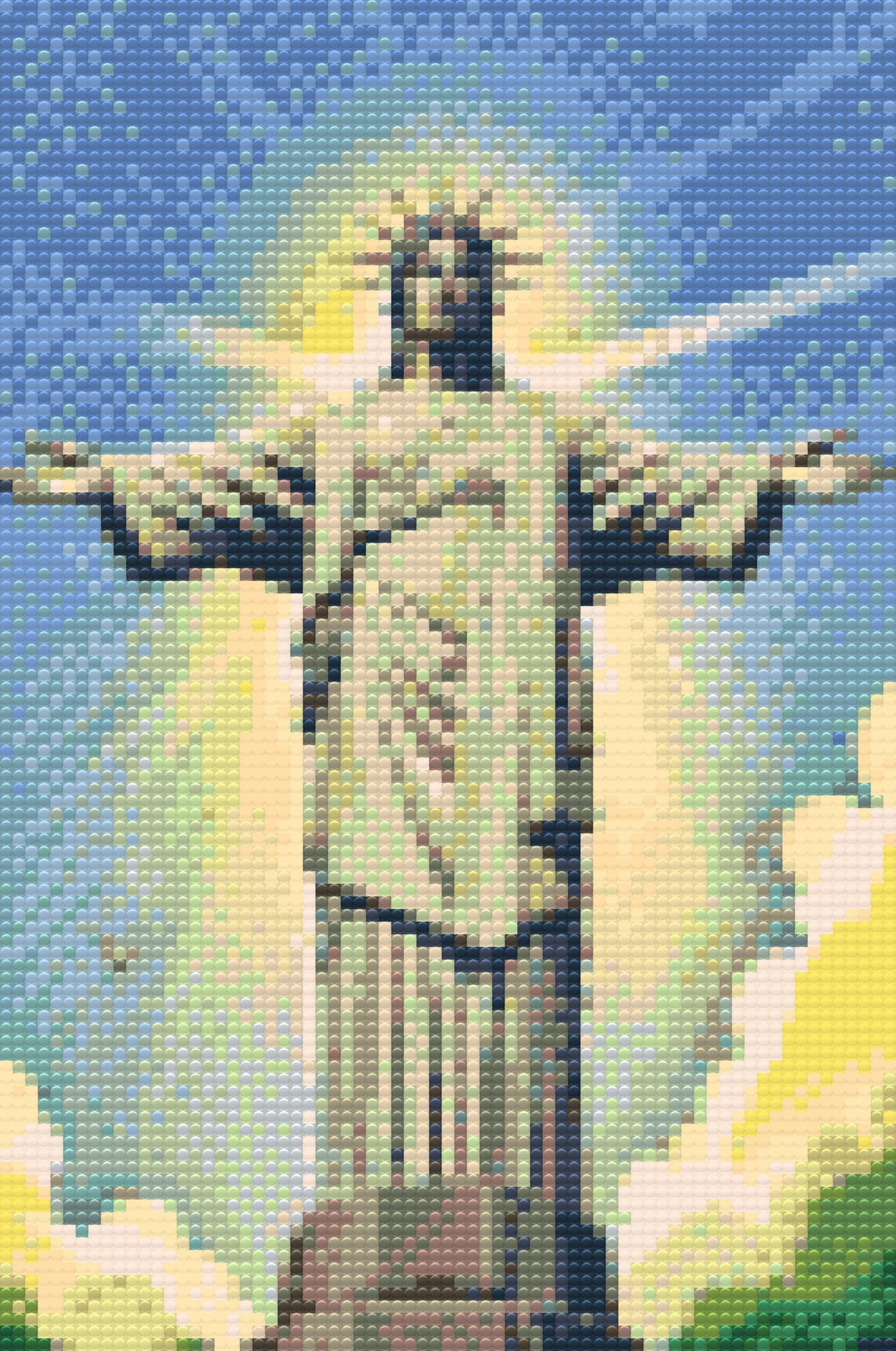 Diamond Painting - Jesusstatue på tæt hold