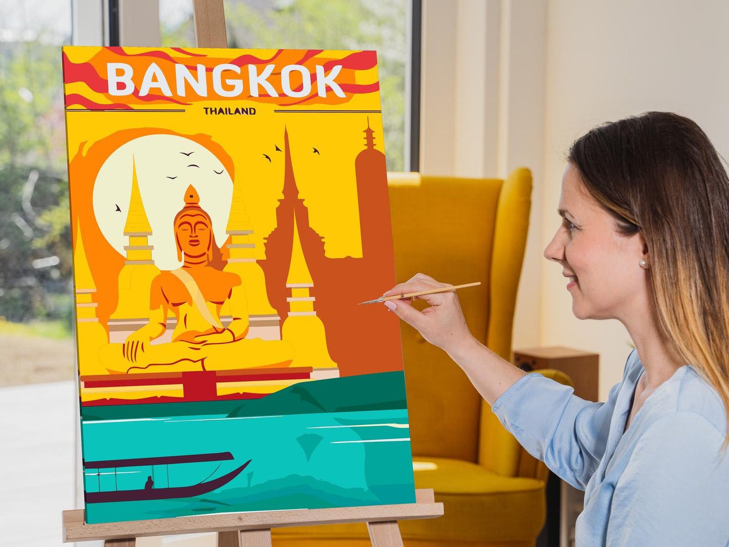 Paint by Numbers - Bangkok, Thailand