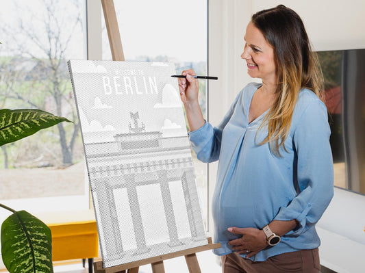 Mal-med-prikker -  Berlin, Tyskland