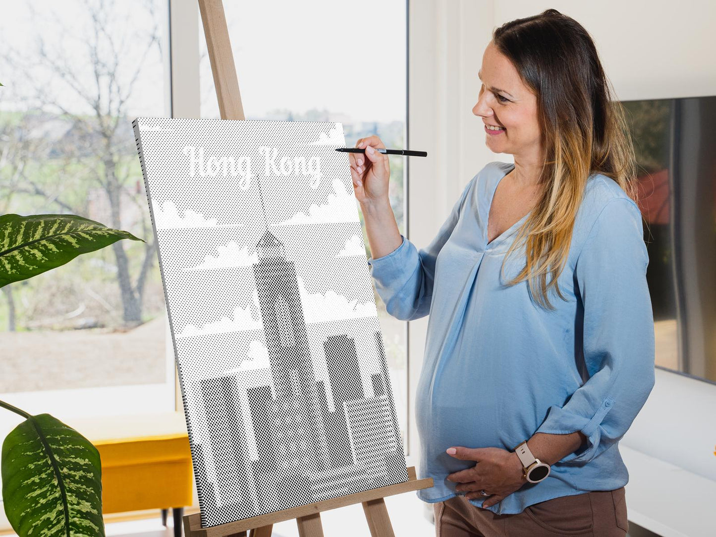 Mal-med-prikker -  Hongkong