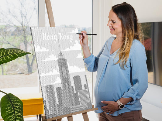 Mal-med-prikker -  Hongkong